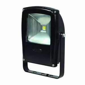 日動工業　LEDライト　フラットライト　LEN-F10D-BK-S　(黒)　10W　電球色　2500K