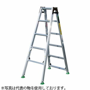 ナカオ(NAKAO)　アルミ製　4脚調節式・脚異長はしご兼用脚立　ピッチ(階段用)　DW-120　[法人限定]｜ファーストFACTORY