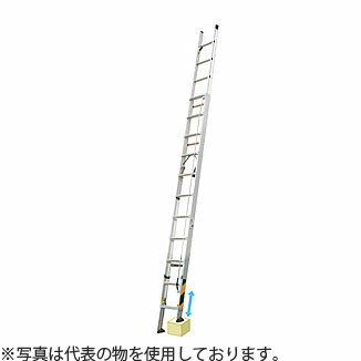 ナカオ(NAKAO)　アルミ製　2連伸縮はしご(梯子)　ピッチ　FU-6.1　[法人限定]