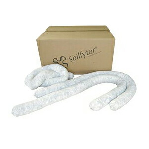 NPS オイル専用高性能液体吸収剤 Spilfyter(スピルファイター) OSW-30 【ソックス（ショート） サイズ：φ7.6cm x 122cm (15枚/箱)】