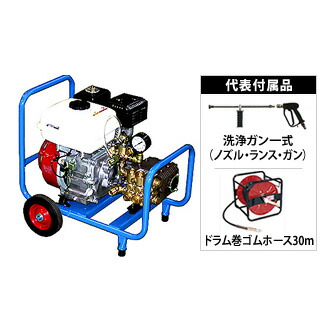 精和産業(セイワ)　ガソリンエンジン高圧洗浄機(開放型)　JC-1013GO　標準セット　洗浄ガン・ドラム巻ゴムホース30m付属　 121102[法人限定]