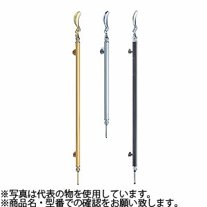 シロクマ(WB)　ドアー取手　アリエル取手(左)　両面用　No-260L　800mm　クローム･ヘアーライン