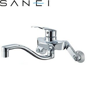 三栄水栓(SANEI)　K1712EA-13　シングル混合栓　キッチン用　COULE　：SB9337｜ファーストFACTORY