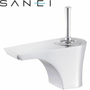 三栄水栓(SANEI)　K4780NJV-13　シングルワンホール洗面混合栓｜洗面所用　ROFFINE　節水水栓