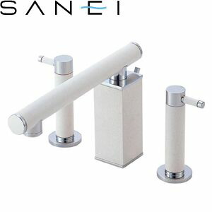 三栄水栓(SANEI)　K55300PK-JW-13　ツーバルブ洗面混合栓｜洗面所用　TOH　寒冷地用