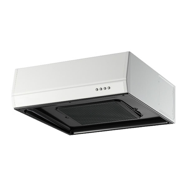 富士工業 浅型レンジフード BFR-1E-601W ホワイト 600mm幅 ターボファン カクダイ FJ-BFR1E601W同等 [法人限定]｜ファーストFACTORY