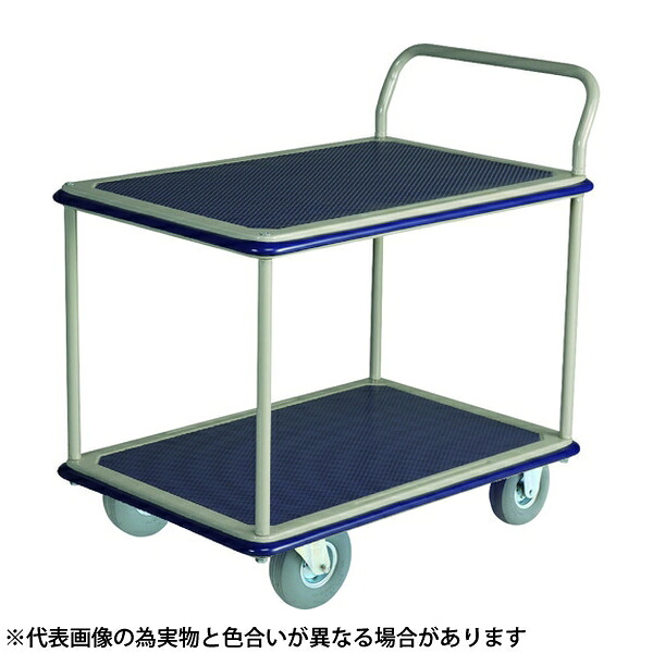 金沢車輛　NHT-304SL　大型スチール台車　2段式　ノーパンククッションタイヤ付 [法人限定]