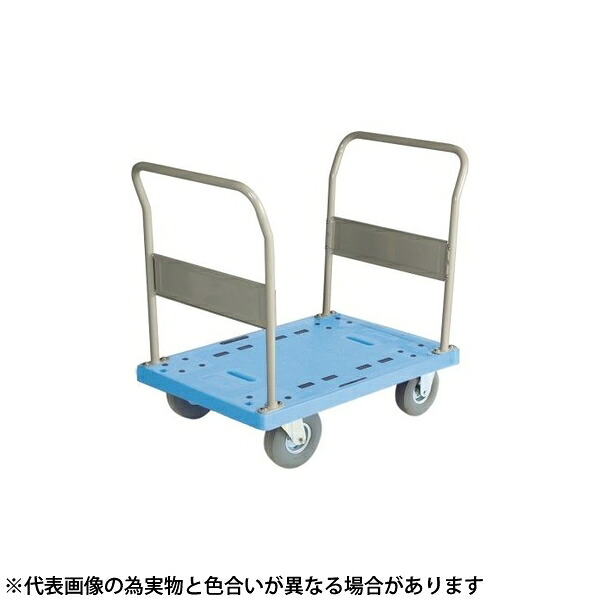 金沢車輛　NP-303SL　大型樹脂台車　両ハンドル固定式　ノーパンククッションタイヤ付 [法人限定]｜ファーストFACTORY