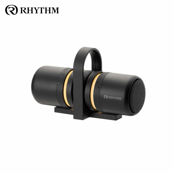 RHYTHM(リズム) MAGSPEAKER DUO 防水スピーカー 02ブラック 9YYA30RH02