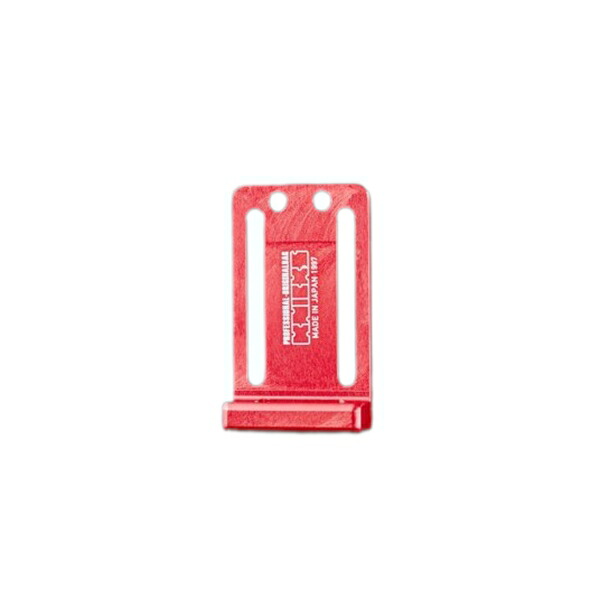 ニックス(knicks) ALU-I-R フック金具付電動工具用プレート/赤(アルミ総削り出し) [AX]532749/ALU-I-R｜ファーストFACTORY