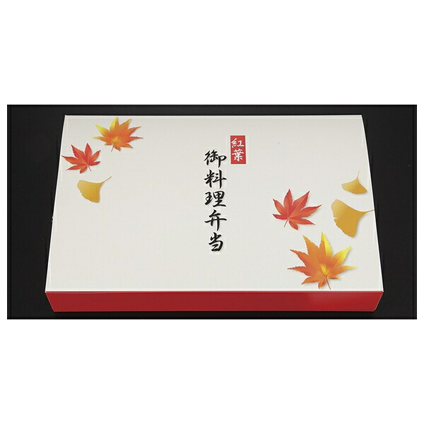 KPプラテック 紙容器(紙ボックス) K-BOX90-60 No.50794 弁当箱外箱のみ もみじ 300個入 [法人限定]