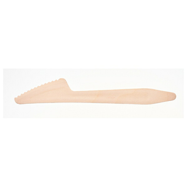 KPプラテック ウッドナイフ165 No.54326 2000個入 サイズ：36×163mm 植物由来100％ [法人限定]