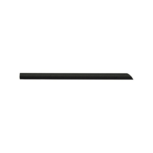 KPプラテック 紙ストロー(φ12mm斜口) No.54477 単袋 ブラック 1800個入 サイズ：φ12&times;210mm カトラリー [法人限定]｜ファーストFACTORY
