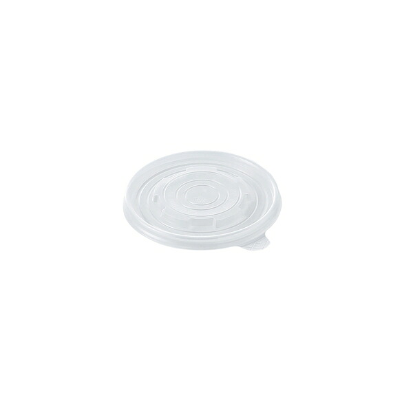 KPプラテック 未晒紙カップ容器用蓋(ふた) KM115 No.54553 フタ PP 1000個入 [法人限定]