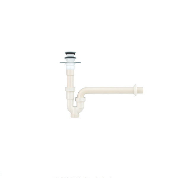KVK(ケーブイケー) VR207PLP-R 壁排水Pトラップ 樹脂製・固定プレート付