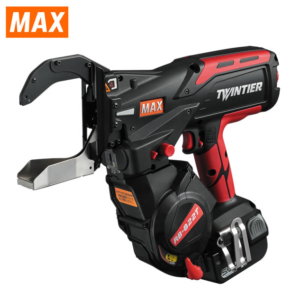 MAX(マックス) 鉄筋結束機 (RB90721) ケース付き 充電器・電池別売 ツインタイア RB-822T [法人限定]