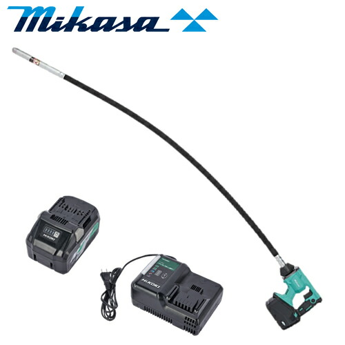 三笠産業　充電式バイブレーター　MUV-Fe28L EP エントリーパック(本体+充電器+バッテリ セット)　ホース長さ1.5m 42,504円