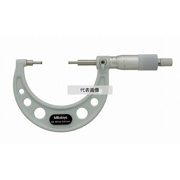 ミツトヨ(Mitutoyo) SPM-50 アナログスプラインマイクロメータ 測定範囲：25～50mm (外部校正) 111-116