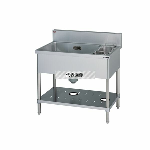 マルゼン ブリーム BSG1-096RH ステンレス製 一槽ゴミ入右 シンク左側 900×600×850mm 厨房 衛生的 [法人限定]