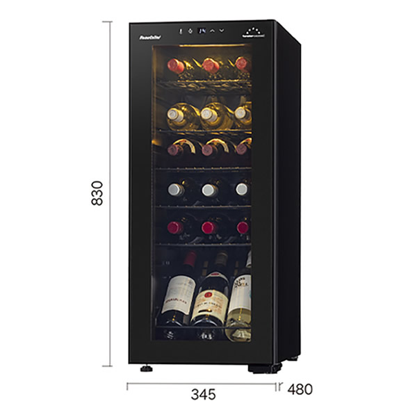 【楽天市場】廃番 Forster JAPAN(フォルスタージャパン) FJH55GS(BK) ブラック ワインセラー/日本酒セラー