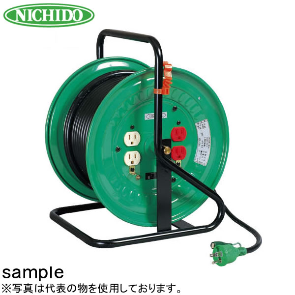 日動工業 30mトランスリール 昇圧専用 TRU-320 (100V⇒115V/125V) 単巻<連続定格>|ファーストFACTORY