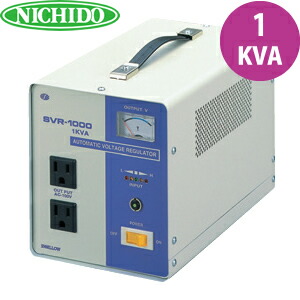 日動工業(スワロー電機製)　交流安定化電源　SVR-1000　(AC85V～115V&rArr;AC100V)　容量1KVA｜ファーストFACTORY