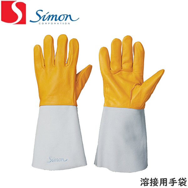＼シモン｜まとめ買い2点以上クーポン対象商品／シモン 手袋 122AP シモングローブ サイズ：フリー 牛本革 10双入り