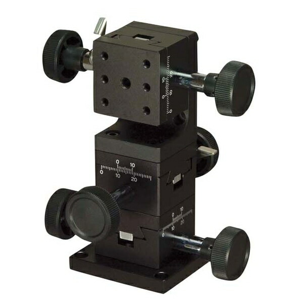 中央精機 DT X・Y・Z軸ステージ 40×40（両ハンドル） LT-412W