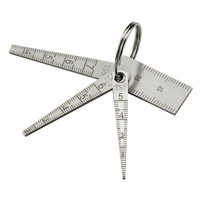 全晴 テーパースケール ミニセット(1mm、3mm、5mmスキ用) TS-SSE