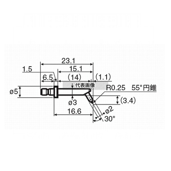 東京精密 0194 005 RONDCOM用測定子(コーナー) [0194 005]｜ファーストFACTORY