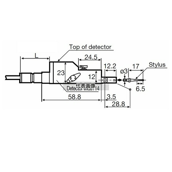 東京精密 E-DT-R272C RONDCOM用汎用検出器 [E-DT-R272C]