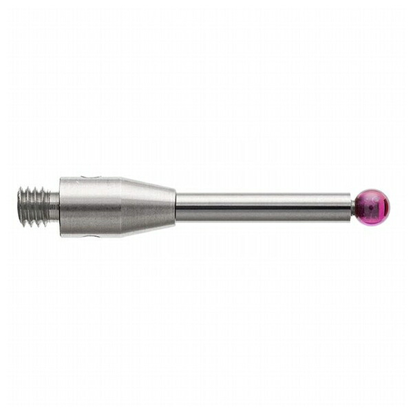 レニショー A-5003-0054 スタイラス ストレート M3 φ3.5mm ルビー球 超硬軸 長さ22.2mm EWL12.7mm[法人限定]｜ファーストFACTORY