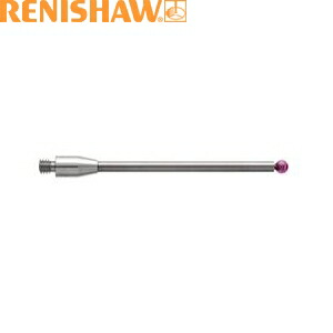 レニショー A-5003-0056 スタイラス ストレート M3 φ2.5mm ルビー球 超硬軸 長さ40.2mm EWL32.7mm[法人限定]｜ファーストFACTORY