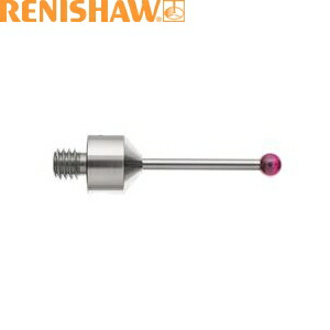 レニショー A-5003-5219 スタイラス ストレート M5 φ4mm ルビー球 超硬軸 長さ30mm EWL21mm[法人限定]