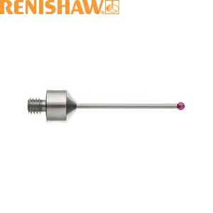 レニショー A-5003-5223 スタイラス ストレート M5 φ2.5mm ルビー球 超硬軸 長さ40mm EWL31mm[法人限定]