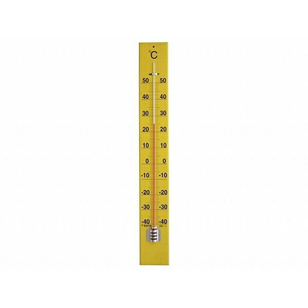 佐藤計量器 大型木製寒暖計 全長:90cm/ 1530-30