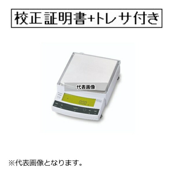 島津製作所 電子上ざら天秤(校正分銅内蔵 校正証明書+トレサビリティ体系図付(外部校正) UP6202X-GK