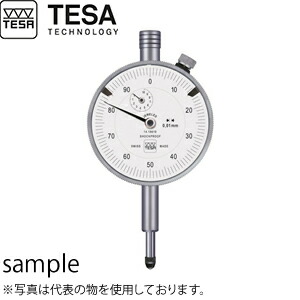 TESA(テサ)　No.01410611　精密ダイヤルゲージ φ57mm 時計回 最高品質 IP54モデル ダイヤルロック付　DIAL INDICATOR YR TQ 57/0.01