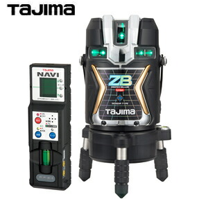 タジマ　ブルーグリーンレーザー墨出し器　ZEROBLSN-KJC [ゼロブルーKJC] NAVI ZERO BLUEセンサーリチウム-KJC