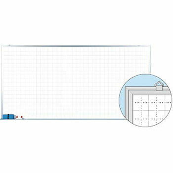つくし工房 安全標識 B-780 暗線方眼入りホーローホワイトボード 900mm×1800mm ホーロー[法人限定][送料別途お見積り] 34,599円