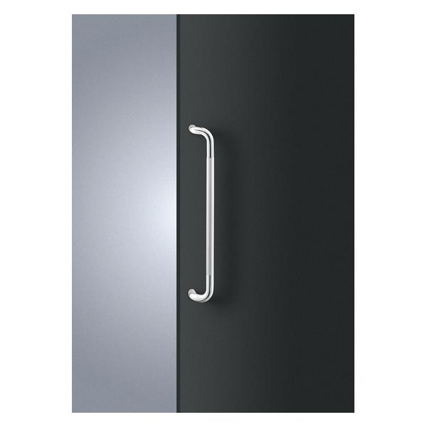 UNION(ユニオン) ドアハンドル 押し棒 T8022-01-024-L600 ステンレス ヘアライン＋ミラー[ネオイズム]｜ファーストFACTORY