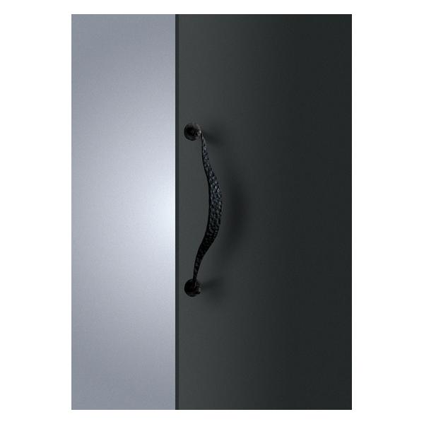 UNION(ユニオン) ドアハンドル 押し棒 T8908-001-L ロートアイアン ブラックペイント[ネオイズム]｜ファーストFACTORY