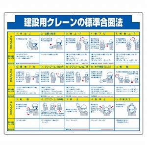 ユニット 建設用クレーンの標準合図法 314-29