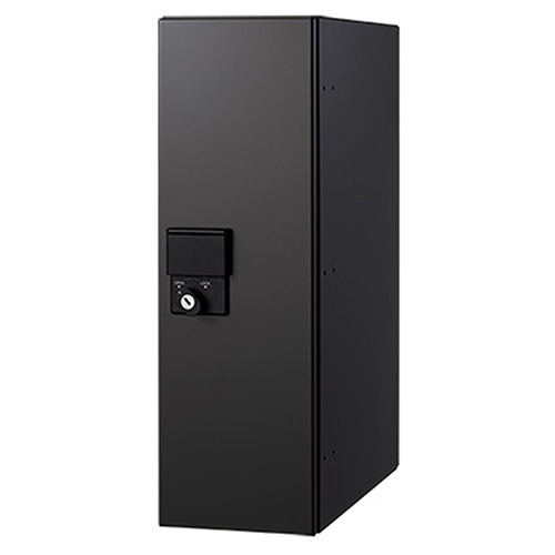 ◆ 小型宅配ボックス 防滴タイプ ブラック KS-TLU160-S500-BK