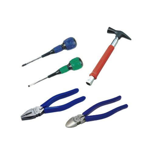 ◆ジェフコム デンサン 新人工具5点セット SJK-5SET-A|ファーストFACTORY