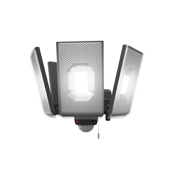 ◆ムサシ 12.5W×4灯スライド型LEDセンサーライト LED-AC4000