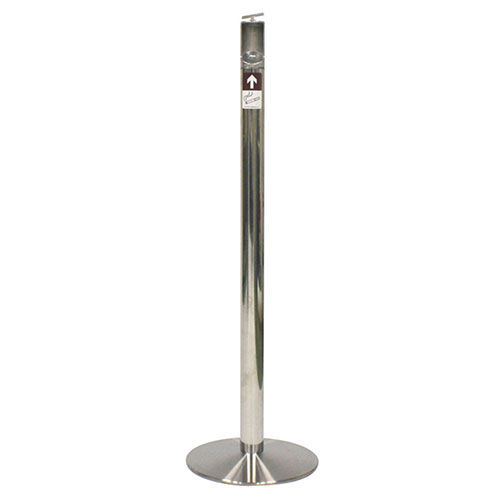 ◆清水 ミヅシマ工業 灰皿 ポイストップ 直径340mm×高さ1135mm 222-0000 [送料別途お見積り]