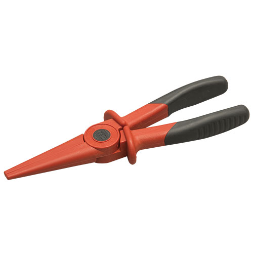 ◆京都機械工具 KTC 樹脂製絶縁ノーズプライヤー ZPSL-220R [送料別途お見積り]
