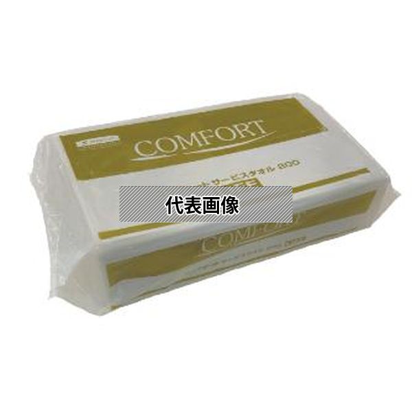 日本製紙クレシア　コンフォートハンドタオル／大箱 サービスタオル ２００ＬＩＦＥ 37191(TM279) [法人限定] | サービスタオル コンフォートサービスタオル 36袋入 ペーパー 1ケース ペーパータオル 使い切りハンドタオル 手拭き 拭き取り 再生紙 衛生的 日本製｜ファーストFACTORY