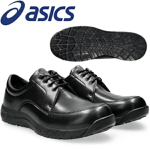 アシックス(asics) 安全靴 ウィンジョブ CP503 1273A094.001 ブラック×ブラック ビジネスシューズ・革靴・作業靴・紐・皮革・3E相当【在庫有り】